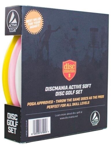 Diskgolfo diskų rinkinys Discmania active 3, 851DM379953