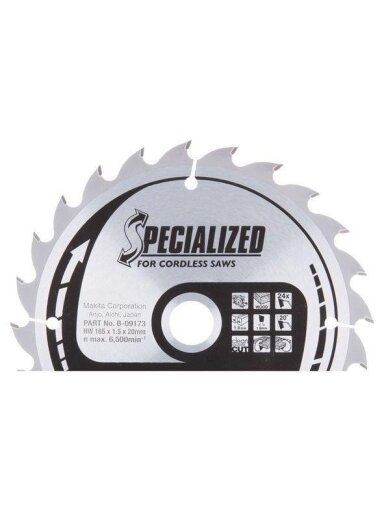 Diskinis medienos pjūklas Makita, 16,5 cm