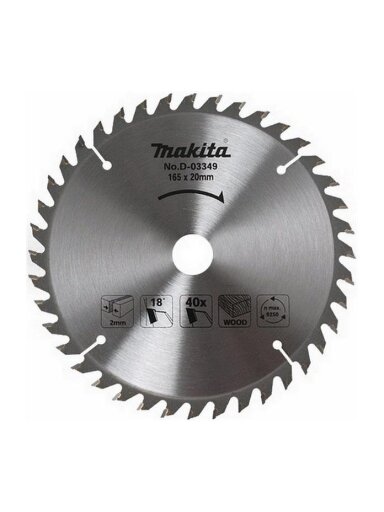 Diskinis medienos pjūklas Makita, 16,5 cm