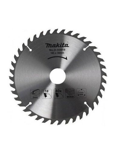 Diskinis medienos pjūklas Makita, 18,5 cm