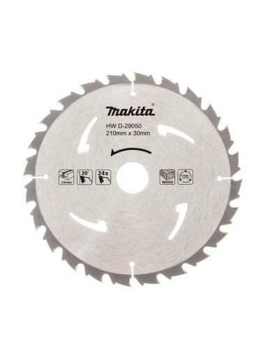 Diskinis medienos pjūklas Makita, 21 cm