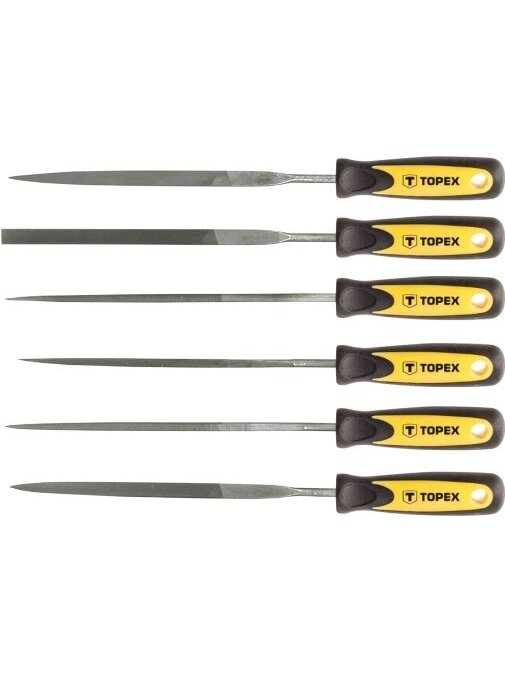 Dildžių metalui rinkinys 140x3mm, 6vnt Topex