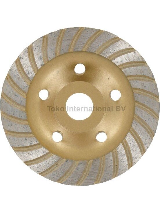 Diskas deimantinis betono šlifavimui TURBO Toko | 125mm Diskas deimantinis betono šlifavimui TURBO Toko | 125mm