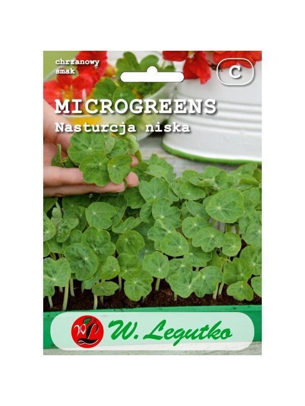 Didžiųjų nasturčių sėklos MICROGREENS