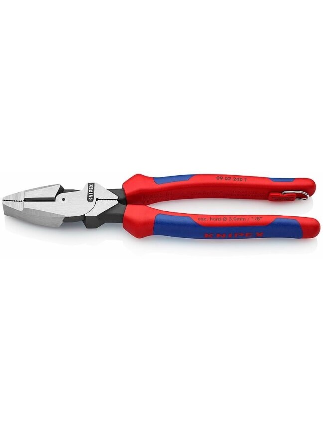 Didelės kirpimo jėgos kombinuotos replės 240mm, Knipex