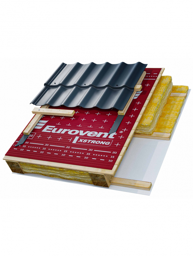 Difuzinė plėvelė Eurovent X-STRONG 250 gr./m² 1 Difuzinė plėvelė Eurovent X-STRONG 250 gr./m² 1