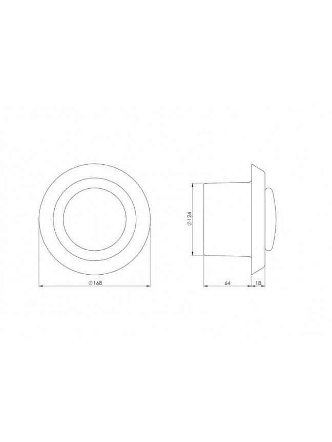 Difuzorius EUROPLAST VD125, D125 1 Difuzorius EUROPLAST VD125, D125 1