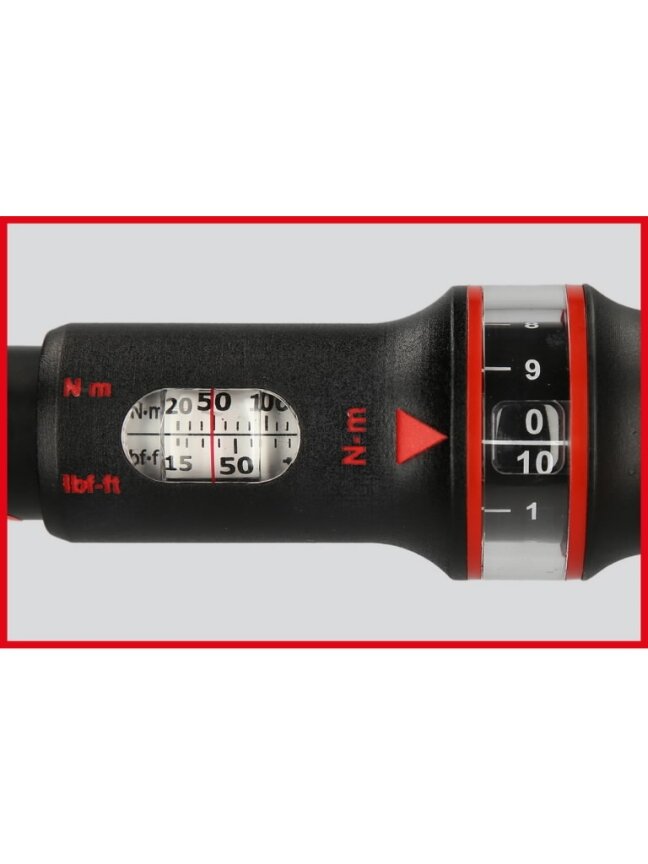 Dinamometrinis raktas ERGOTORQUEprecision 1´´, 200-1000Nm, KS Tools 4