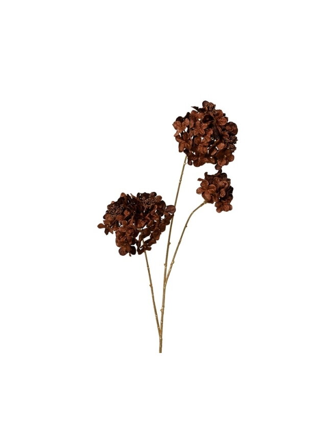 Dirbtinė gėlė Decoris Hydrangea, ruda, 88 cm Dirbtinė gėlė Decoris Hydrangea, ruda, 88 cm