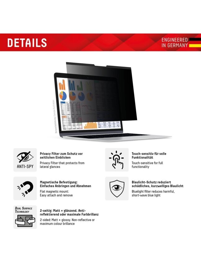 DISPLEX Privacy Safe Universal (Magnetic) 15,6", 16:9 9