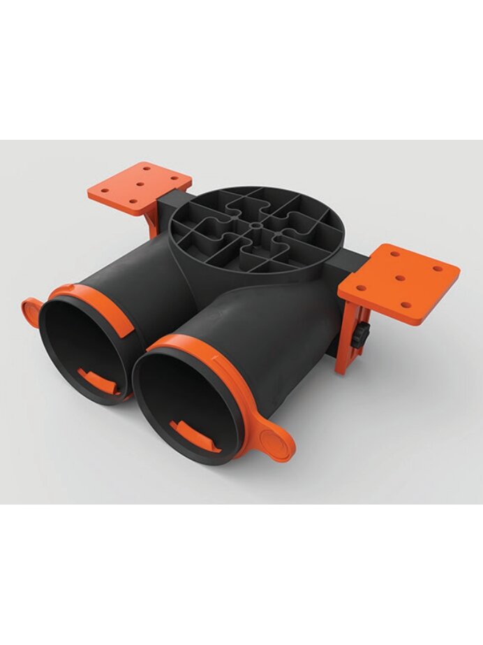 Difuzoriaus pajungimo dėžutė AERO-PRO SLIM BOX 2x75