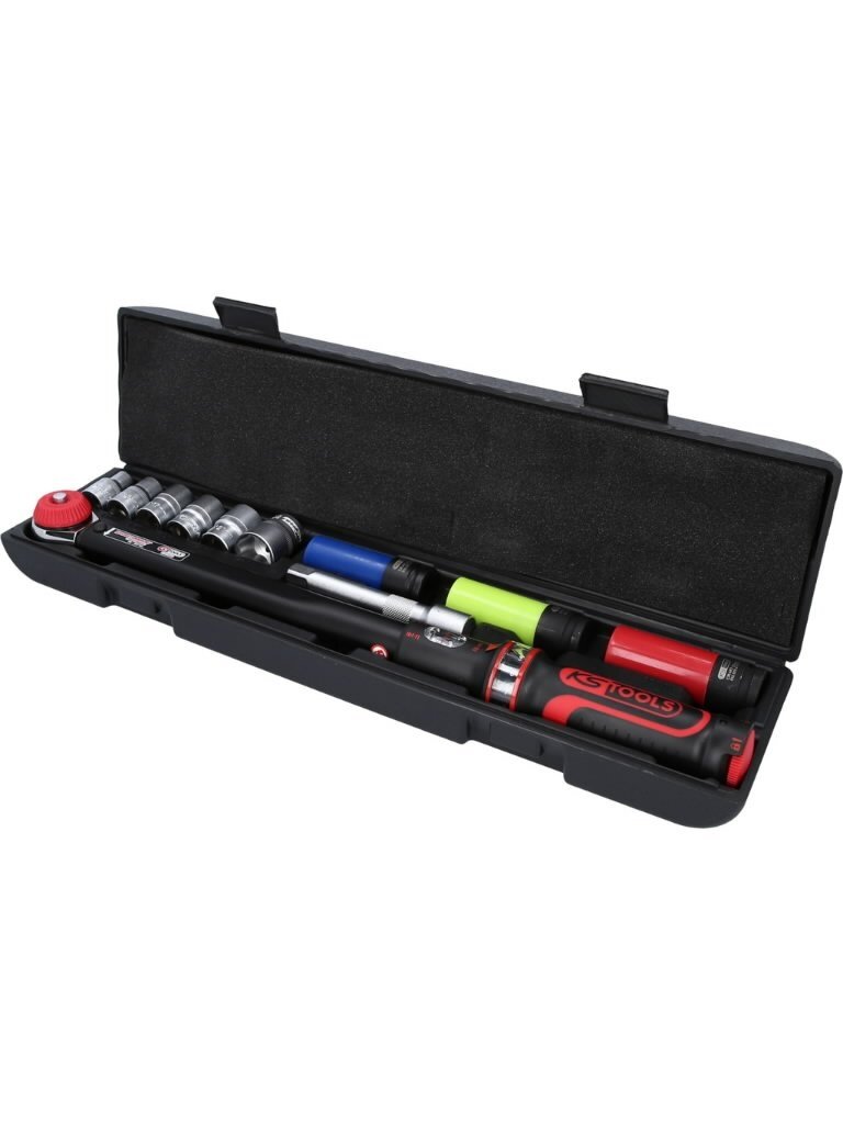 Dinamometrinis raktas, komplektas ERGOTORQUE 1/2´´  20-200Nm, KS Tools