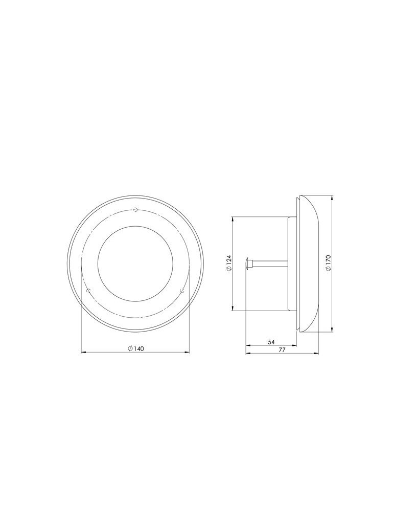 Difuzorius EUROPLAST KD125, D125 1