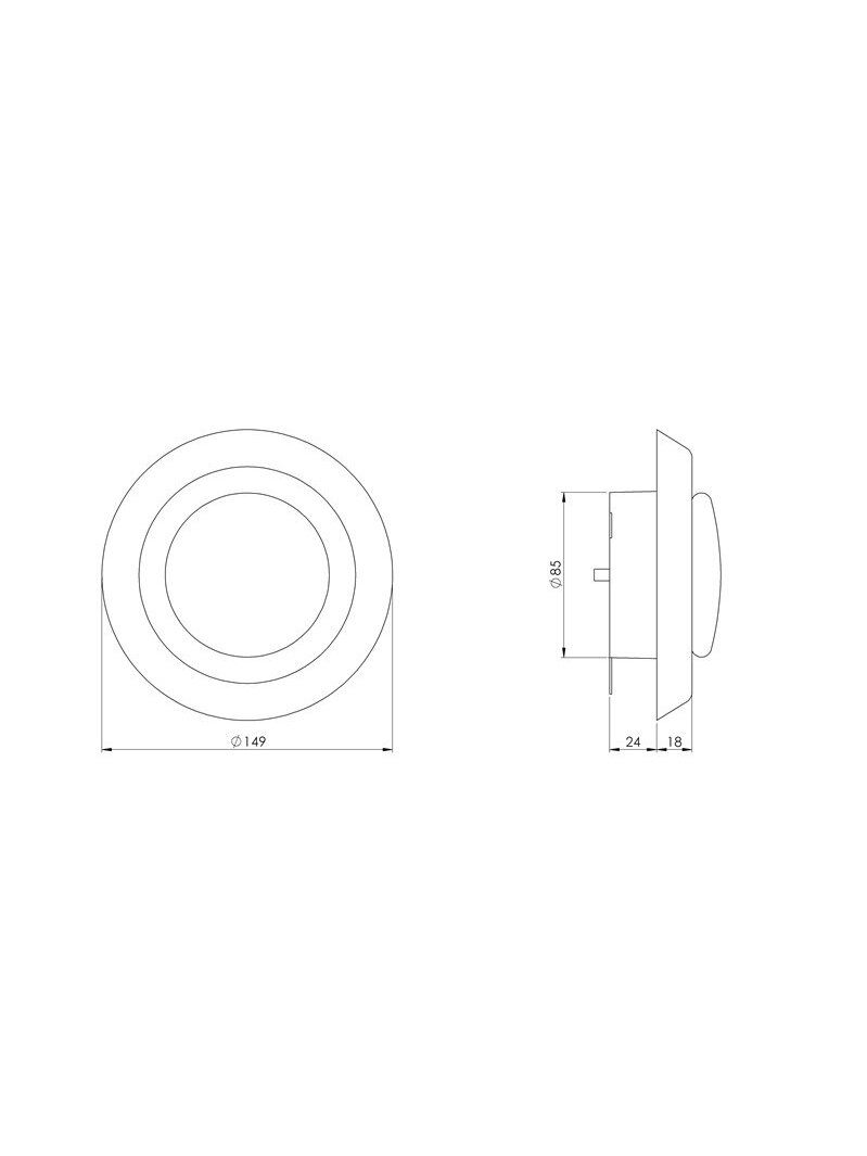 Difuzorius EUROPLAST VDA100, D100 1
