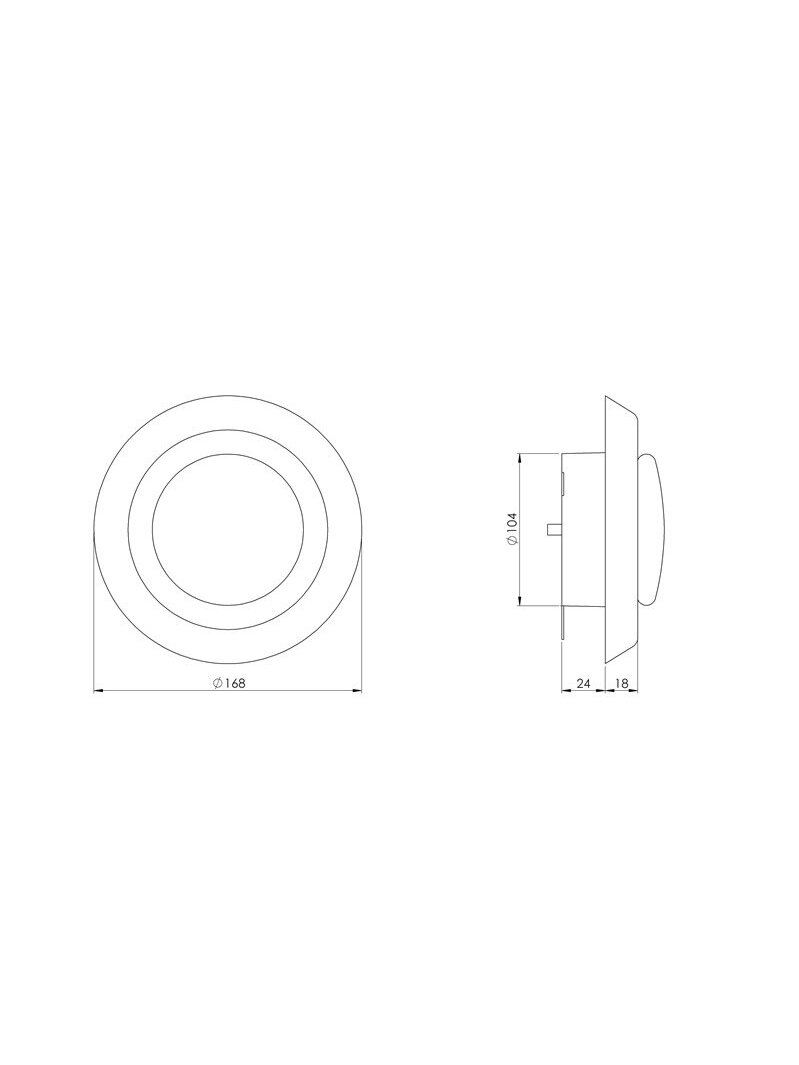 Difuzorius EUROPLAST VDA125, D125 1