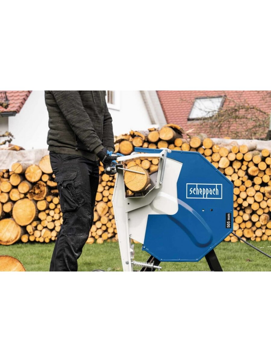 Diskinės malkų pjovimo staklės HS510, 505 mm, 2,6 kW 230 V, Scheppach 4 Diskinės malkų pjovimo staklės HS510, 505 mm, 2,6 kW 230 V, Scheppach 4