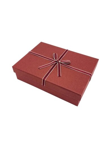 Dovanų dėžutė, įvairių spalvų, 33,5×25×11 cm