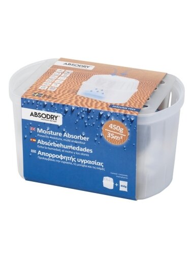 Drėgmės rinktuvas Absodry Mini Compact, 450g Drėgmės rinktuvas Absodry Mini Compact, 450g