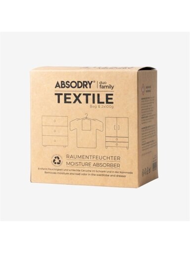Drėgmės rinktuvas Absodry Textile, bekvapis, 200 g Drėgmės rinktuvas Absodry Textile, bekvapis, 200 g