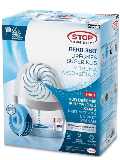 Drėgmės rinktuvo tabletės Ceresit, 20 m², 900 g Drėgmės rinktuvo tabletės Ceresit, 20 m², 900 g