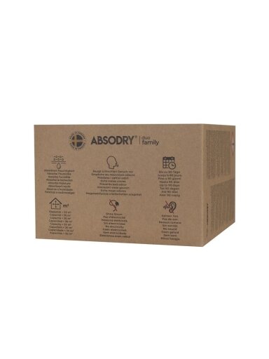 Drėgmės sugėriklio papildymas Absodry, 4x300g Drėgmės sugėriklio papildymas Absodry, 4x300g