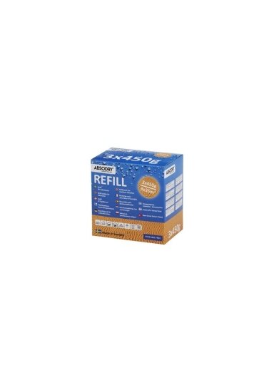 Drėgmės sugėriklio papildymas Absodry Standart, 3x450g