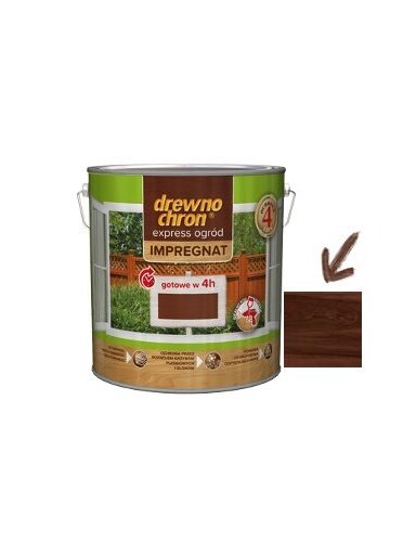 Drewnochron IMPREGNAT Express | 2,5 ltr. polisanderis vidutinis