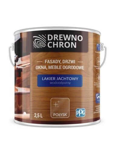 Drewnochron, lakas jachtoms | 2,5 ltr.blizgus