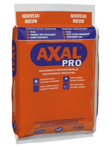 Druskos tabletės Axal Pro, 15 kg