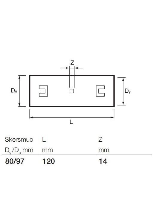 Drenažo vamzdžių jungiamoji mova Wavin, Ø 80 mm 1 Drenažo vamzdžių jungiamoji mova Wavin, Ø 80 mm 1