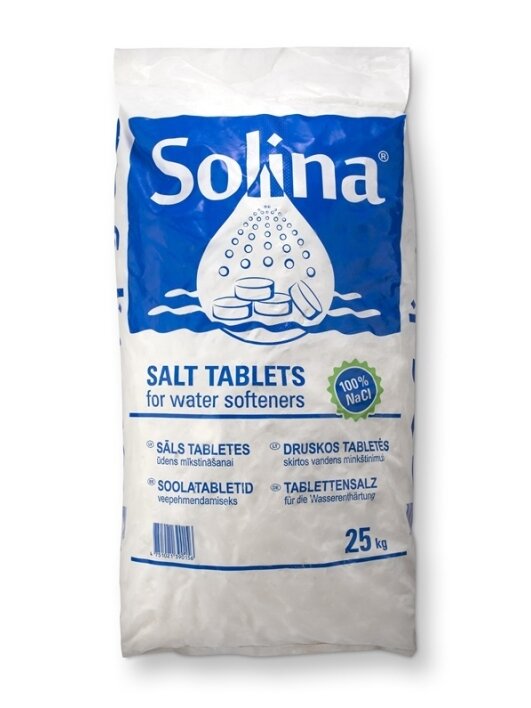 Druskos tabletės Solina, 25 kg Druskos tabletės Solina, 25 kg