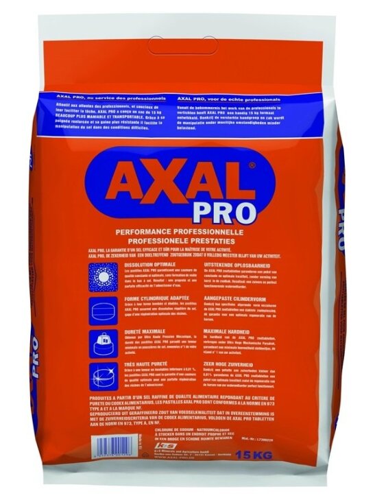 Druskos tabletės Axal Pro, 15 kg 2 Druskos tabletės Axal Pro, 15 kg 2