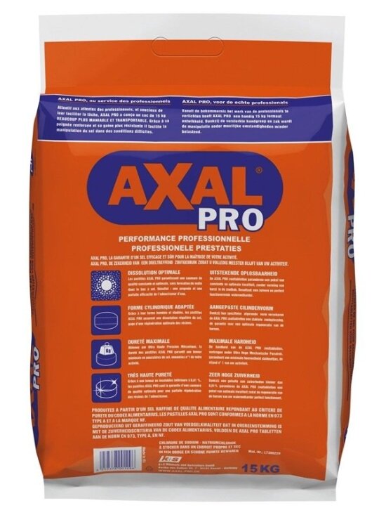 Druskos tabletės Axal Pro, 15 kg 1