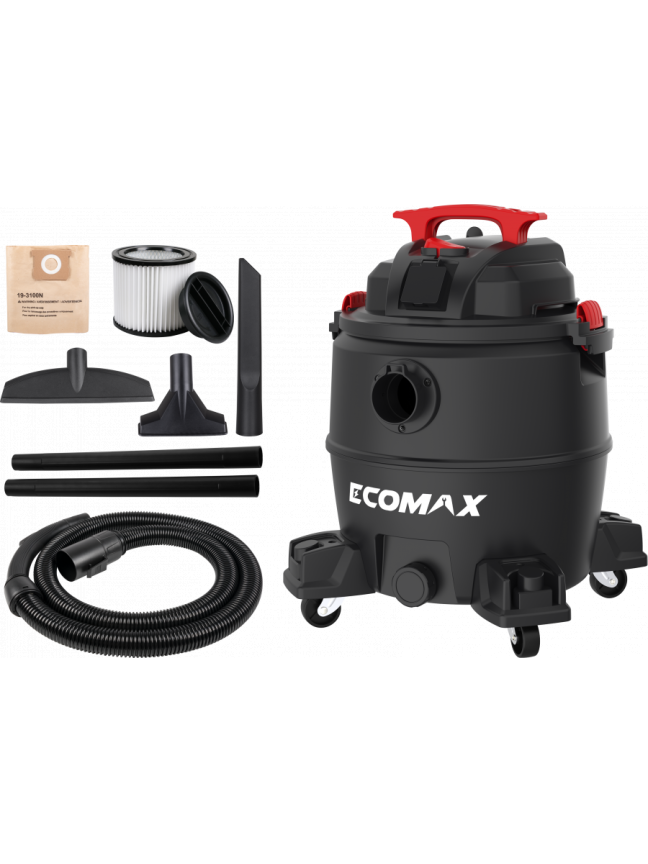 Drėgno ir sauso valymo dulkių siurblys EMX 30L, Ecomax 1 Drėgno ir sauso valymo dulkių siurblys EMX 30L, Ecomax 1