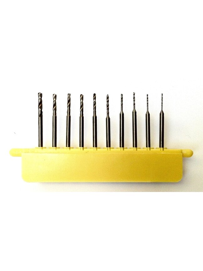 Drel Grąžtų rinkinys MINI 0,6-2,3 mm, 10 vnt. Drel Grąžtų rinkinys MINI 0,6-2,3 mm, 10 vnt.