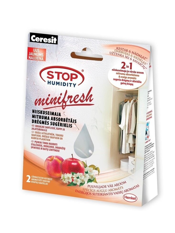 Drėgmę sugeriantys Mini Energizing maiš., vaisių kv., 2x 50g Drėgmę sugeriantys Mini Energizing maiš., vaisių kv., 2x 50g