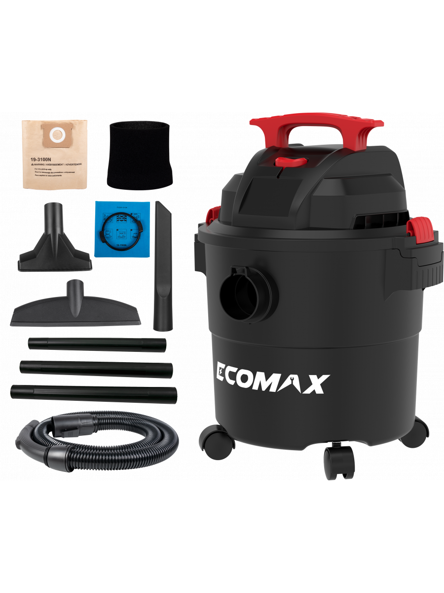 Drėgno ir sauso valymo dulkių siurblys EMX 20L, Ecomax 1 Drėgno ir sauso valymo dulkių siurblys EMX 20L, Ecomax 1