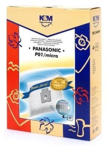 Dulkių siurblio maišelis K&M P01 Micro, 4 vnt.