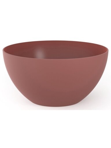 Dubenėlis, 450 ml, 12.5 cm, plastikas, raudona