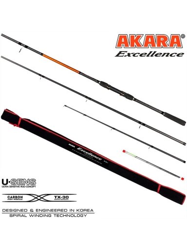 Dugninė meškerė AKARA Excellence Feeder TX-30, Ilgis 3.30m, Testas 90-120-150g