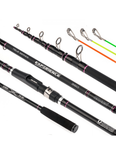 Dugninė meškerė AKARA Experience Tele Feeder  TX-30 Testas 120g. Ilgis 360cm