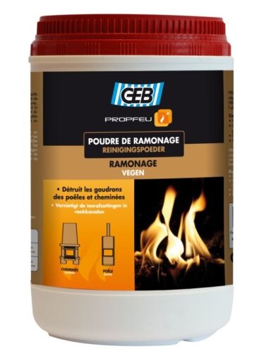 Dūmtraukių valymo milteliai Propfeu poudre de ramonage ,900g(821401)