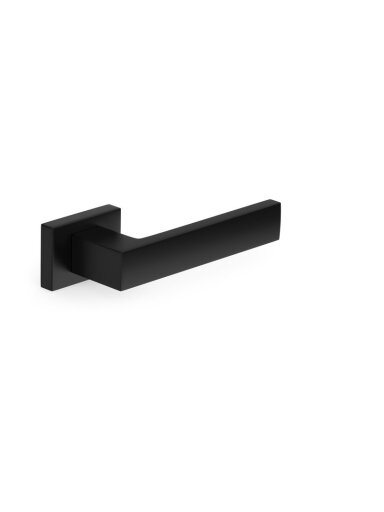 Durų rankena, vidaus Metal-Bud SQ Black CUBE RT, juoda