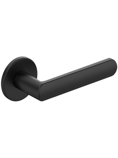 Durų rankena, vidaus R Slim Black LUNA R SLIM, juoda