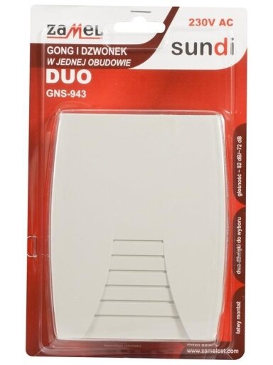 Durų skambutis ZAMEL GNS-943