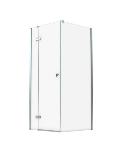 Dušo kabina AQUALUX Hinged DW 90x90, kairinė