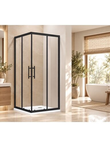 Dušo kabina FIRENZE Black 90x90