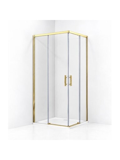 Dušo kabina FIRENZE Gold 90x90