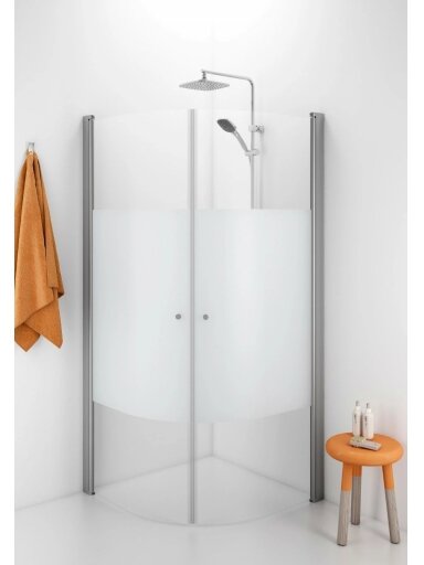 Dušo kabina IDO Showerama 10-4 70X70, dalinai matinis stiklas Dušo kabina IDO Showerama 10-4 70X70, dalinai matinis stiklas