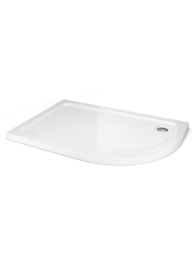 Dušo kabinos padas AQUALUX Offset Quadrant LH, 120x90x3,5